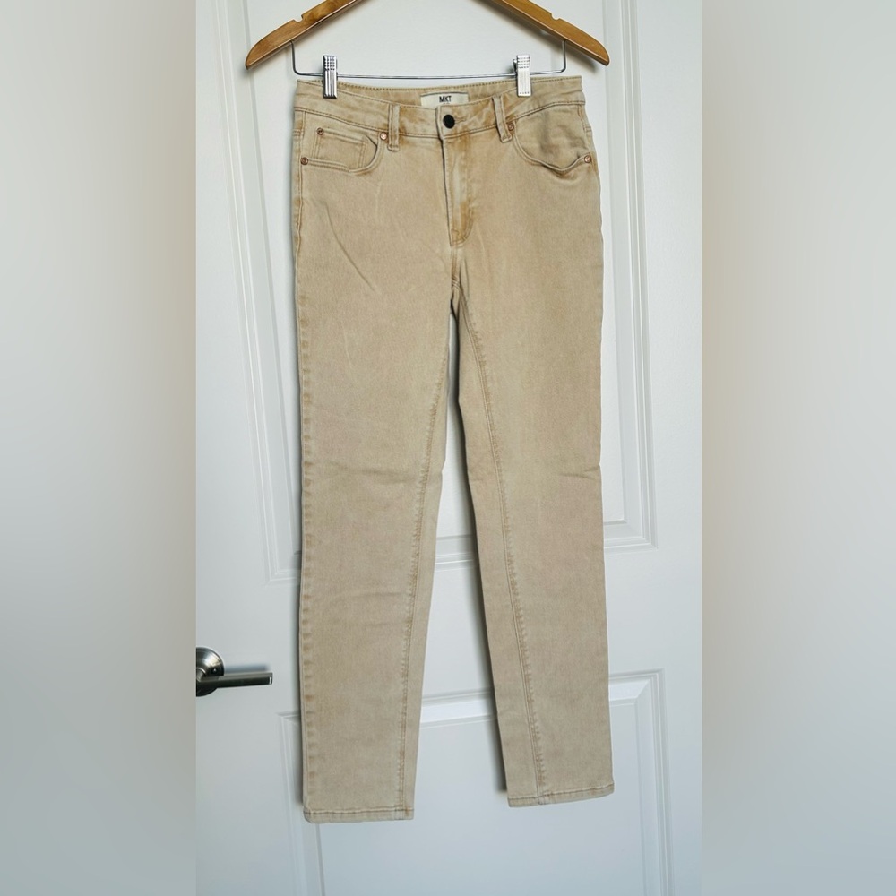 Women’s MKT Studio jeans Beige wash The Birkin Girlfriend Denim Size 29 waist